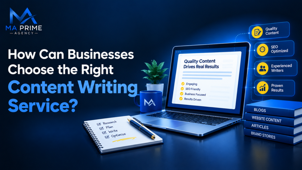 How Can Businesses Choose the Right Content Writing Service?